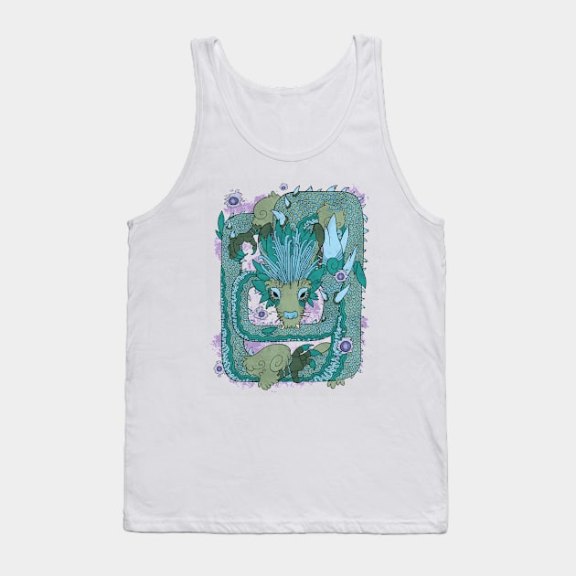 Naydra - The Dragon of Ice Tank Top by twodeeweaver